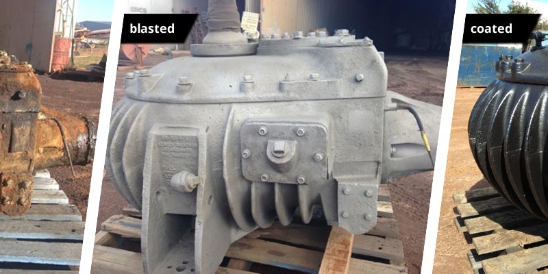 Gearbox - Blasting & Coating