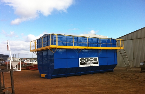 We have two of these transportable Mobile Blast Booths which enable blasting to be carried out in controlled situations anywhere on site – either outside or inside larger workshops.